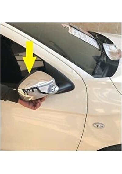 Citroen C4 Cactus Krom Ayna Kapağı 2 Parça 2014-2019 Paslanmaz Çelik