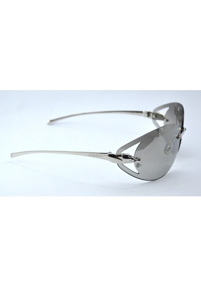 Cartier Panthère De Wıld Sılver Grey Gri Gümüş Güneş Gözlüğü