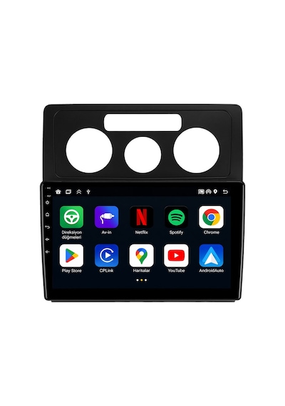Volkswagen Caddy Android Multimedya 2004-2010 Manuel Carplay Android Auto 8gb Ram 128gb Pro 9"