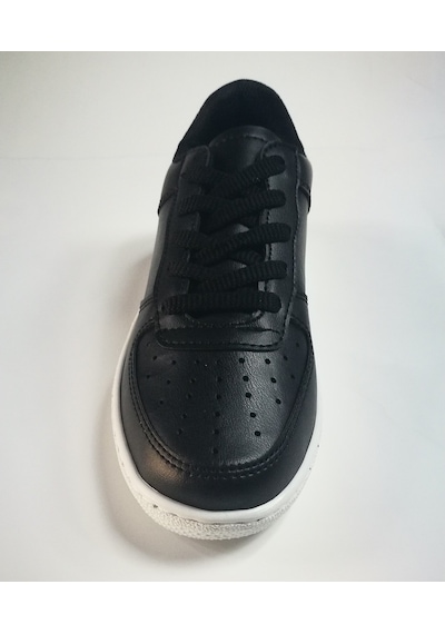 Aır Bağcıklı Termo Taban Unısex Spor Sneaker Siyah