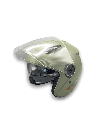Motosiklet Kask Yazlık Model Yeşil