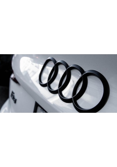 Dk Tuning Audi Bagaj Oval 192mm Siyah Halka Rozet Amblem Arma