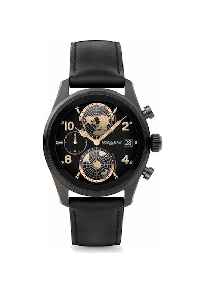 Montblanc Summit 3 Smartwatch - Black Titanium 129267 Altın - Mavi