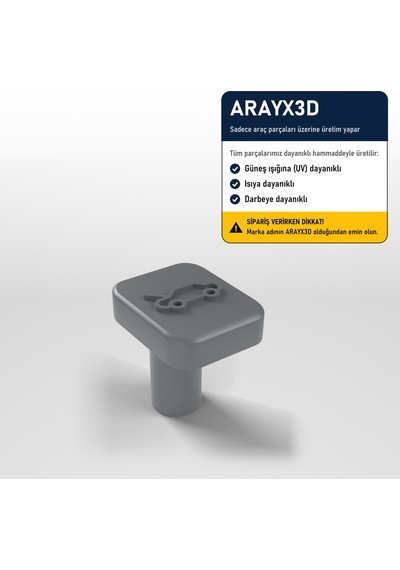 Arayx3d Honda Civic Hr-v Cr-v Uyumlu Kaput Açma Kolu Motor Kaputu Çekme Kolu Gri
