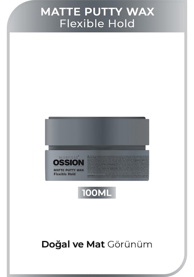 Morfose Ossion Matte Puffy Wax Flexible Hold 100 ML