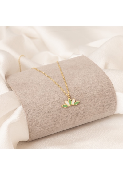 Dkmn Gümüş Mineli Lotus Kolue