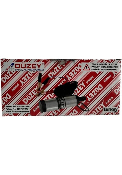 Düzey Alüminyum Gövde Küçük Dalgıç Transfer Pompası 12 Volt-çakma