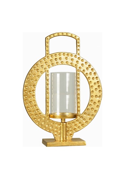Vitale Abass Dekoratif Mumluk Gold 32x11x44 Cm Ak.ıu0380
