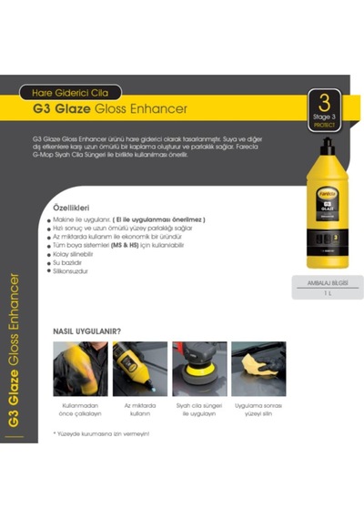 Farecla G3 Glaze 1 Kg