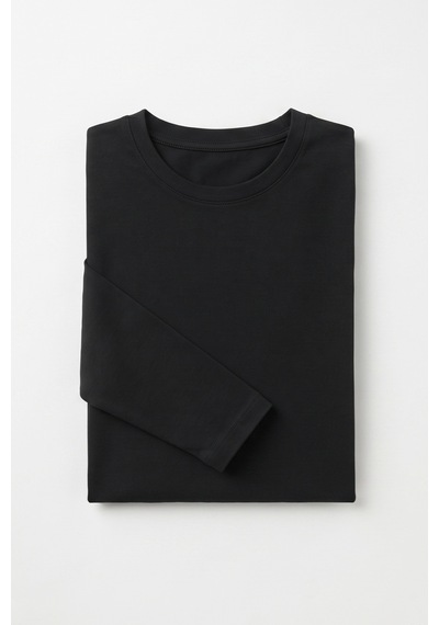 Kiagu Erkek Çocuk Uzun Kollu Basic Düz Tişört %100 Pamuk Bisiklet Yaka T-shirt 2-13 Yaş Siyah Kiagu Erkek Çocuk Uzun Kollu Basic Düz Tişört %100 Pamuk Bisiklet Yaka T-shirt 2-13 Yaş Siyah