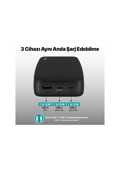 Ttec 2BB210S Chargeup 20.000 MAh Powerbank