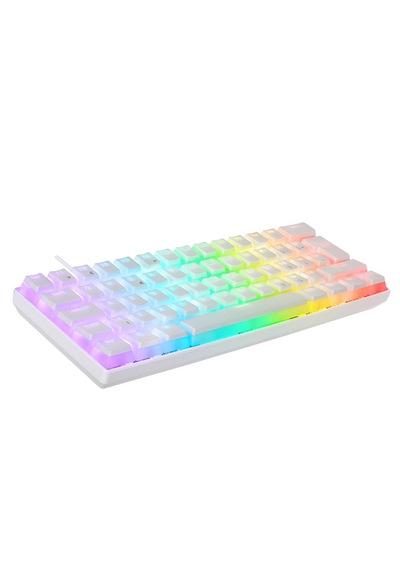 Everest Brıar Siyah Q Red Switch Rgb Type-c Mekanik Gaming Oyuncu Klavyesi Beyaz