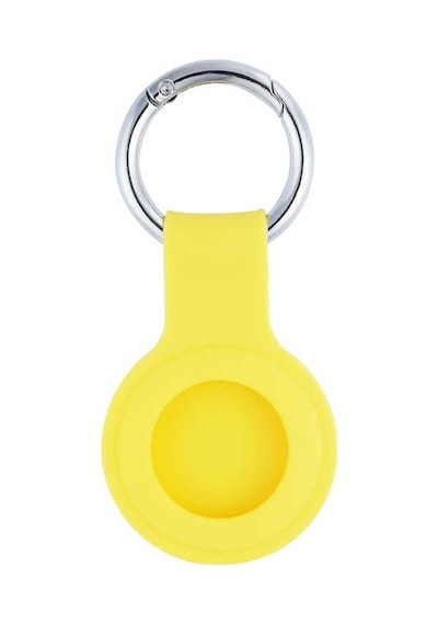 Ardemix Apple Uyumlu AirTag 01 Silikon Anahtarlık-sarı