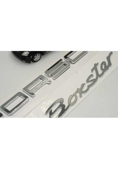 Porsche Boxster Bagaj 3m 3d Abs Yazı Logo Gri Amblem Seti