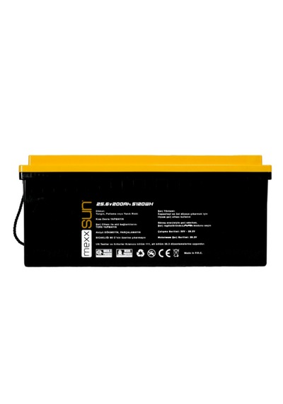 Mexxsun 25.6 Volt-200ah Lifepo4 Lityum Akü
