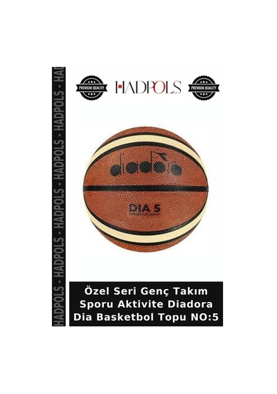 Özel Seri Genç Takım Sporu Aktivite Diadora Dia Basketbol Topu No:5