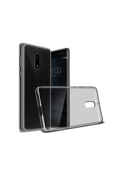 Nokia 5 Kilif Soft Silikon Seffaf-Siyah Arka Kapak 263000681