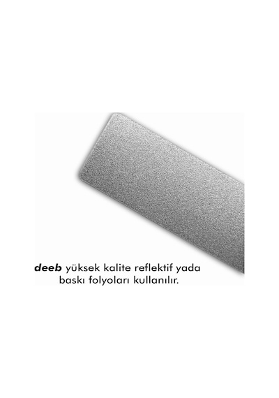 Forza Deeb Sport Reflektif Jant Şeridi Sarı Beyaz Gri