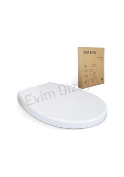 Aqua Bagno Smile Yavaş Kapanan Klozet Kapağı - Duroplast