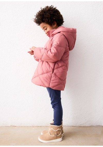 Mayoral Kız Çocuk Kısa Kışlık Ceket Pembe