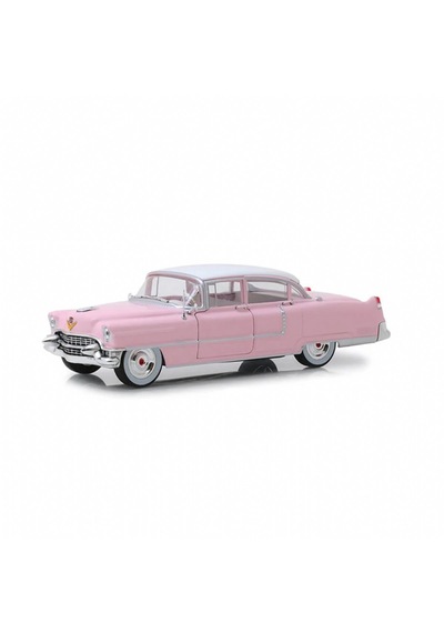 1:64 Greenlight 1955 Cadillac Fleetwood Series 60 Pink Cadillac Elvis Presley 1935-77