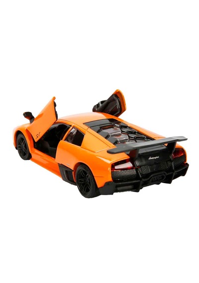 1:32 Rmz City Lamborghini Serisi Die Cast Çek Bırak Model Araba - Turuncu Lamborghini Murcielago Lp 670-4 Sv