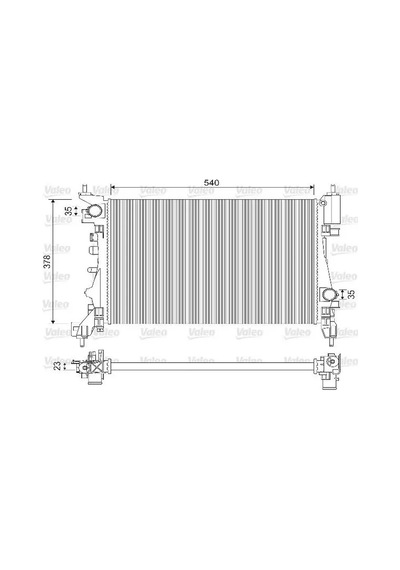 Opel Corsa E Motor Radyatoru 1.4 2015-2019 B14xel D14xel Valeo 733114