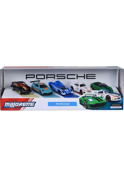 Majorette Porsche 5'li Araba Seti Versıon 2 Çok Renkli