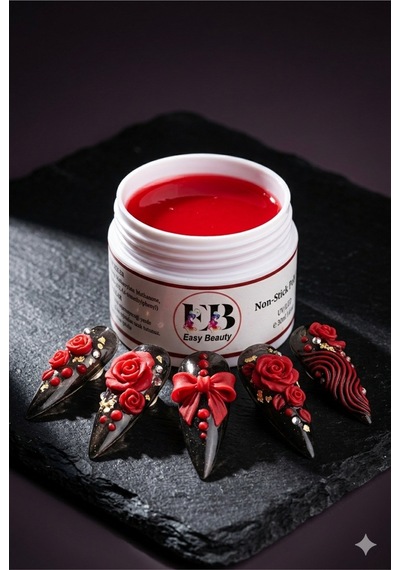 30ml Hamur Jel Kırmızı 3d Nail Art Non-stick Protez Tırnak Hamur Jel Non-stıck 5 Bordo 30ml Hamur Jel Kırmızı 3d Nail Art Non-stick Protez Tırnak Hamur Jel Non-stıck 5 Bordo