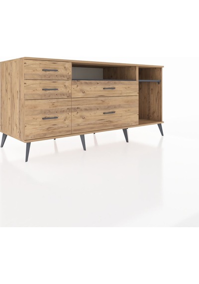 Kronos Konsol 2 Raflı 5 Çekmeceli 176x59x83 Çam-antrasit/çam Antrasit/çam Kronos Konsol 2 Raflı 5 Çekmeceli 176x59x83 Çam-antrasit/çam Antrasit/çam