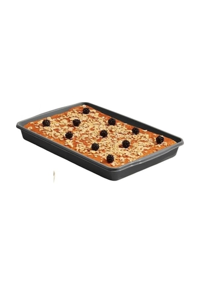 Kilitli Kapaklı Dikdörtgen Saklama Ve Taşıma Kabı 42x29x10 Cm Pasta, Kek, Börek Kabı Çok Renkli
