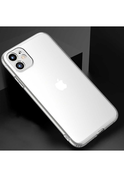 Apple Uyumlu iPhone 11 Kılıf Zore Kamera Korumalı Süper Silikon Kılıf Renksiz