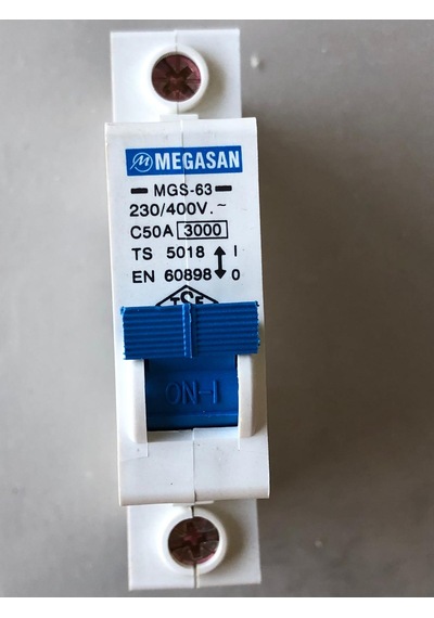 Megasan Mgs-63 C 50a 0tomatik Sigorta