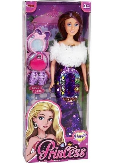 Sh40688 Kut.princess Pullu Kıyafet Bebek -zrv