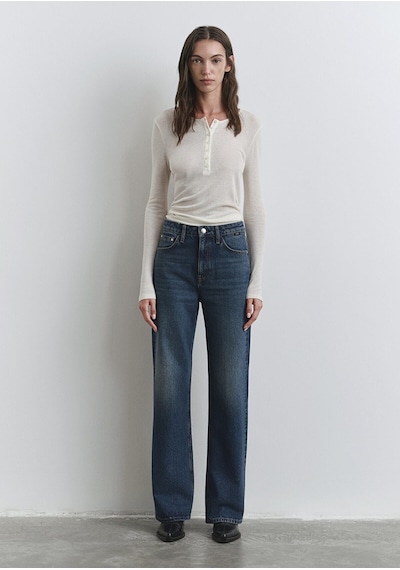 Vıctorıa Dark Shaded Classic Denim Mavi