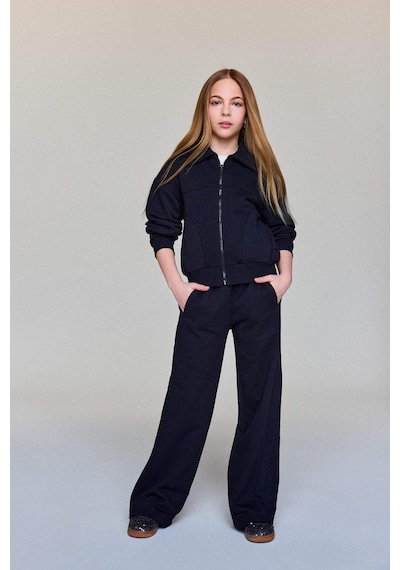Defacto Fermualı Sweatshirt Kız Çocuk G6822a826spbk81 Siyah-bk81