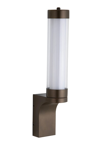 7lux Bronz Kollu Silindirik Dış Mekan Led Duvar Apliği Dekoratif Ip64 3000k