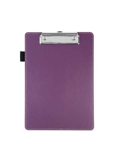 Sekreterlik,a5 Küçük Boy,kapaksız,a5 Clipboard Vegan Suni Deri,17,5x24,5 Cm.,lila/mor