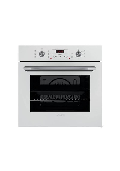 Lanova İnci 3206W01 - G16400-202 - 3220W6 Beyaz Cam Ankastre Set