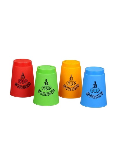 Hediyecik Cup Stacks Hızlı Bardaklar Bardak Oyunu Mavi 12 Adet