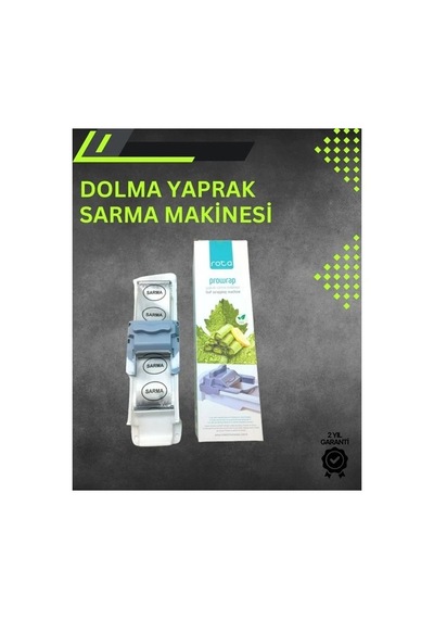 Manuel Yaprak Sarma Cihazı Gıdaya Uygun Kolay Temizlenebilir Tasarım Beyaz