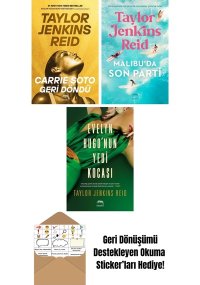Carrie Soto Geri Döndü + Malibu Da Son Parti + Evelyn Hugo Nun Yedi Kocası