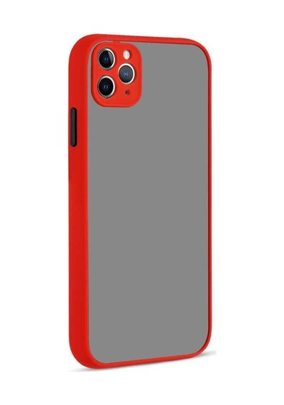 Apple Uyumlu iPhone 11 Pro Max Kılıf Zore Hux Kapak Kırmızı