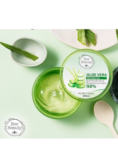 Bee Beauty Aloe Vera Jel Hyaluronik 300 ML