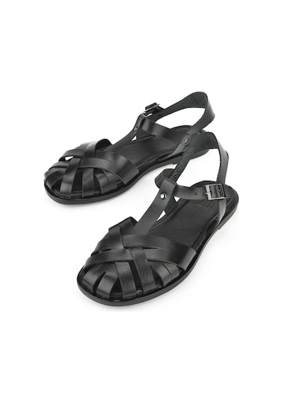 Ziya, Kadın Hakiki Deri Sandalet 1511010z07 Siyah 1511010z07 000 Siyah