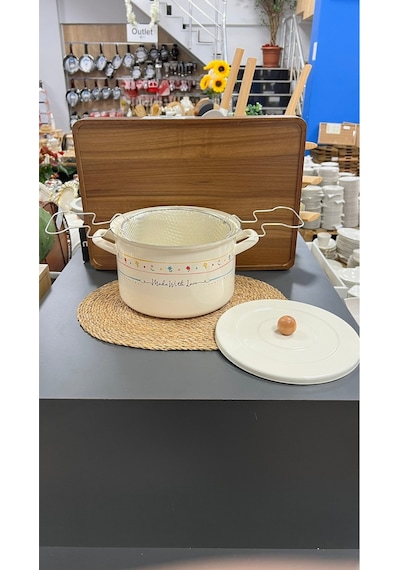 Made Wıth Love Emaye Kızartma Tenceresi - 24 Cm Çok Renkli