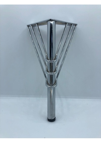Karakoçaksesuar Metal,Venüs 20x9x9 Cm Krom Sehpa,Puf,Mobilya Ayağı ( 4 Adet)