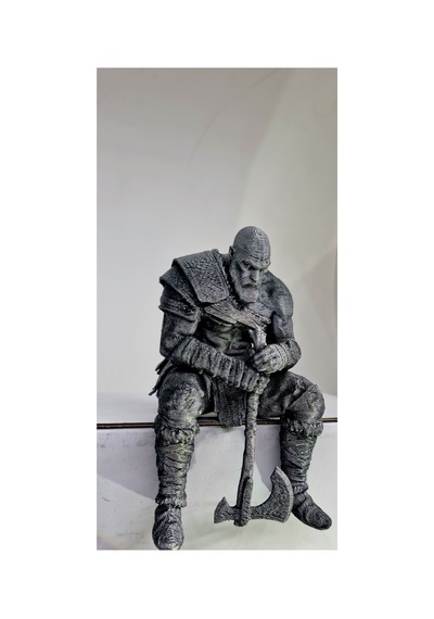 Oturan Kratos Figür 10 Cm God Of War Baltali