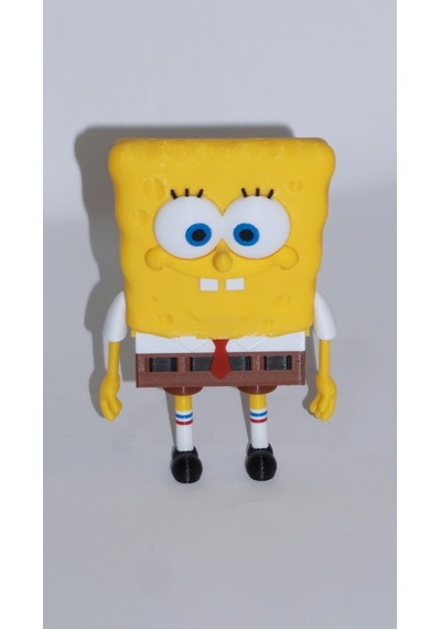 Süngerbob Figür 10 Cm - Dekoratif Biblo Ve 3d Maket Obje 3cm