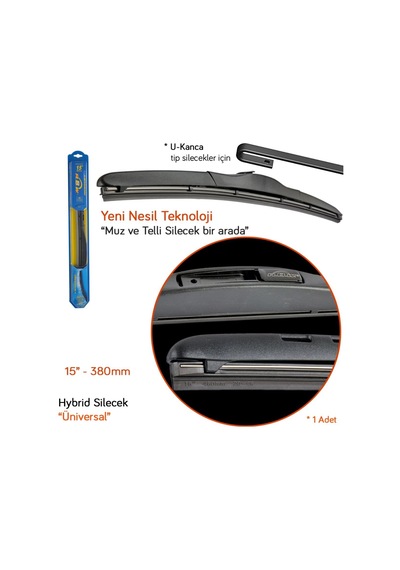 RBW 92715 Hybrid Üniversal 15 inç / 380 mm Silecek